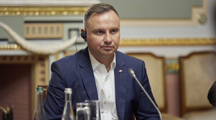 Andrzej Duda, lengyel elnök szerint "semmi sem utal arra, hogy ez szándékos támadás lett volna Lengyelország ellen" / Fotó: Northfoto