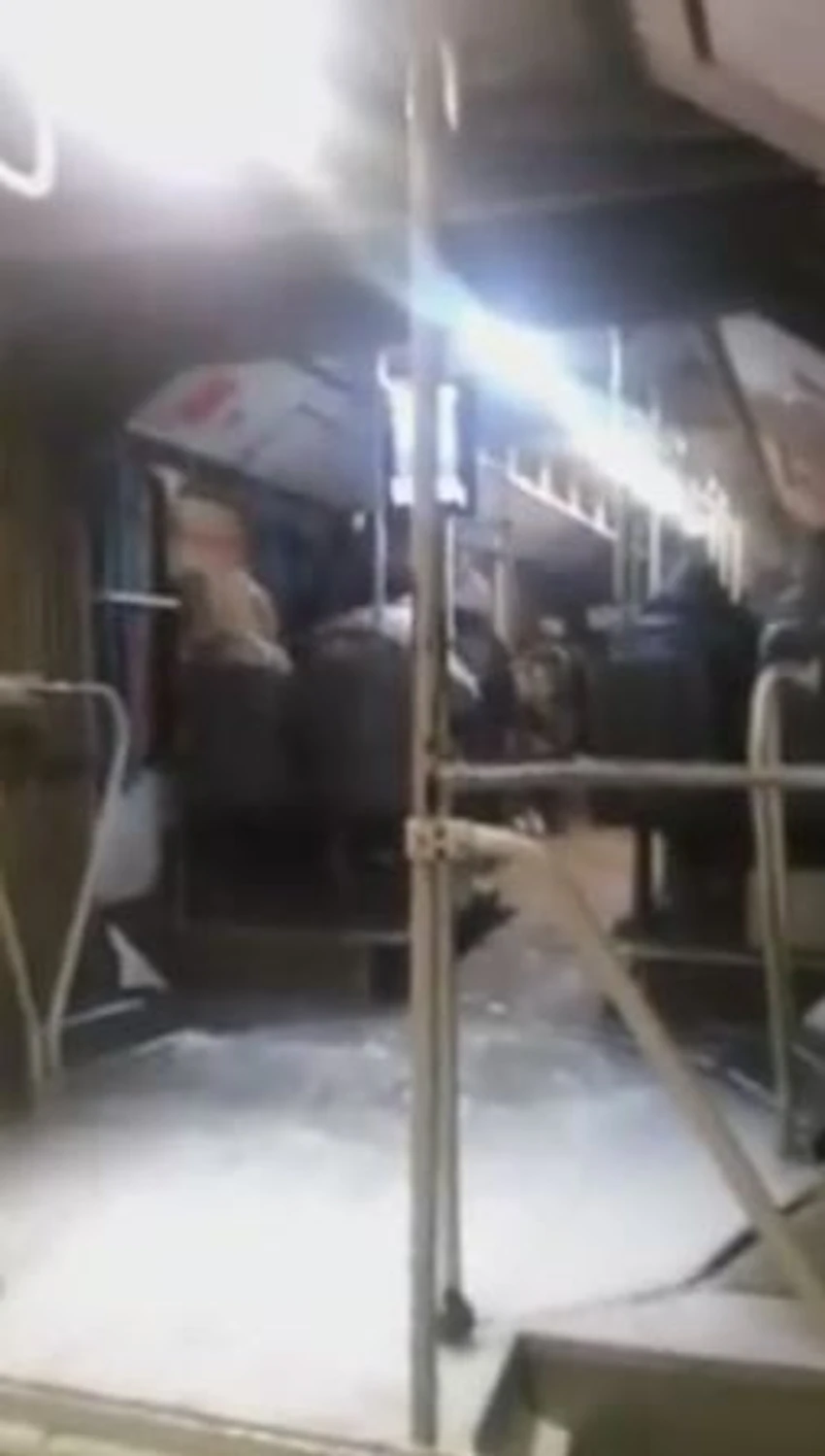 Sneg u autobusu u Lazarevcu