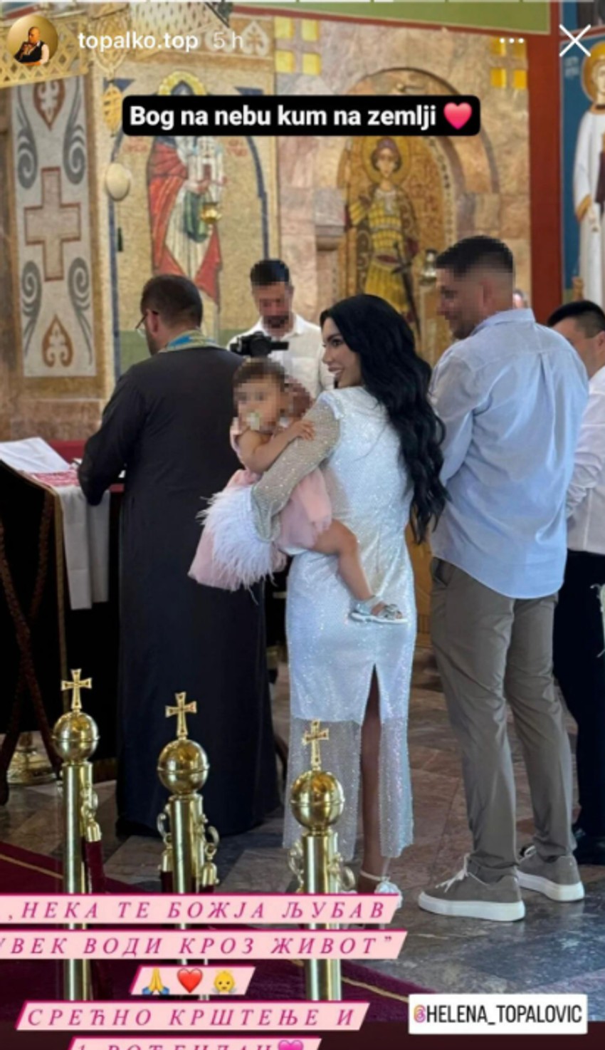 Krštenje Topalkove unuke