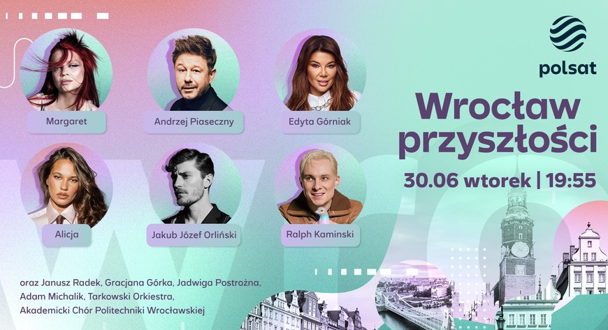 Koncert Wrocław Przyszłości na Placu Wolności we wtorek 30 czerwca