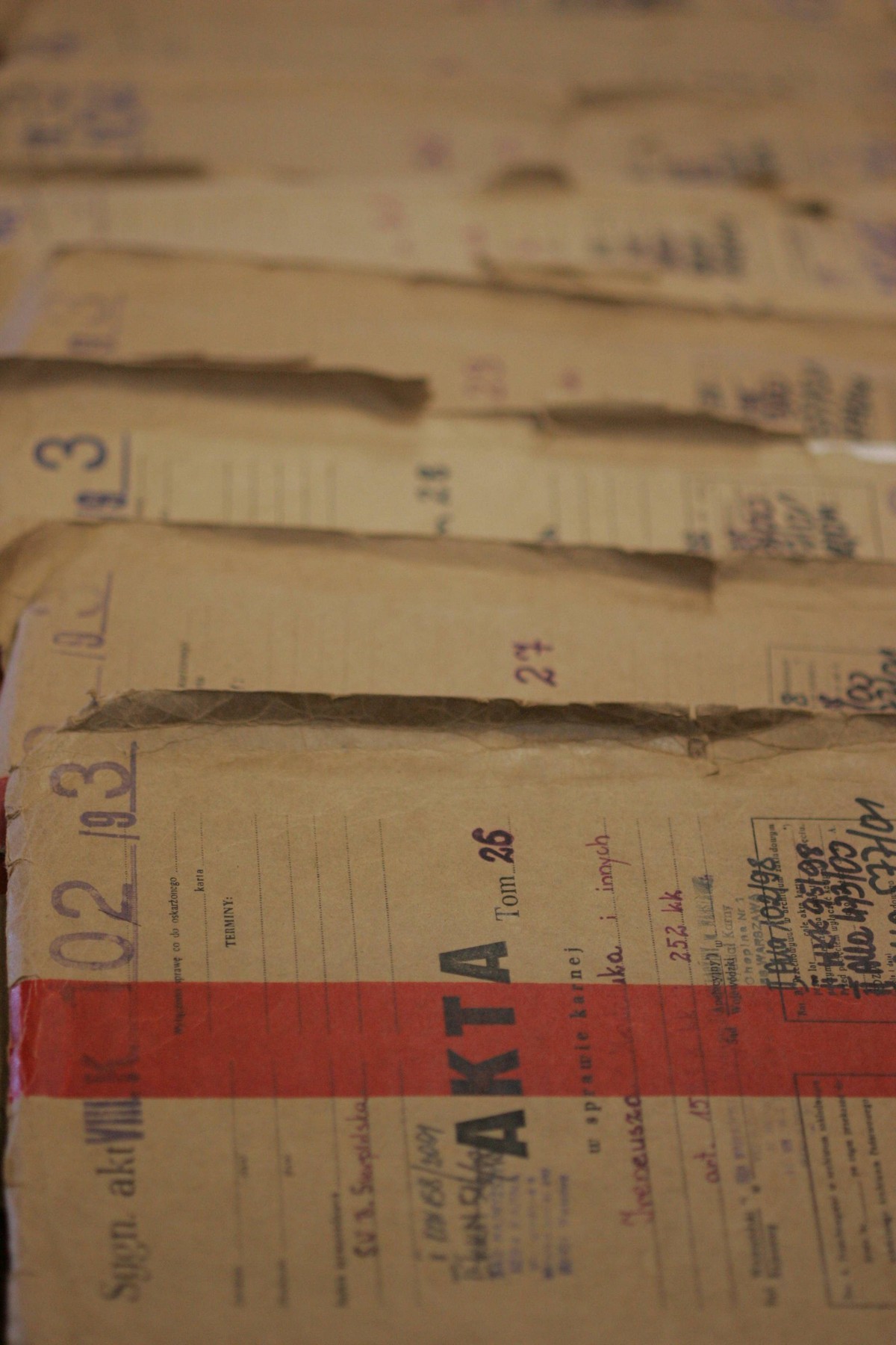 Sądowe akta ws. sprawy Grzegorza Przemyka