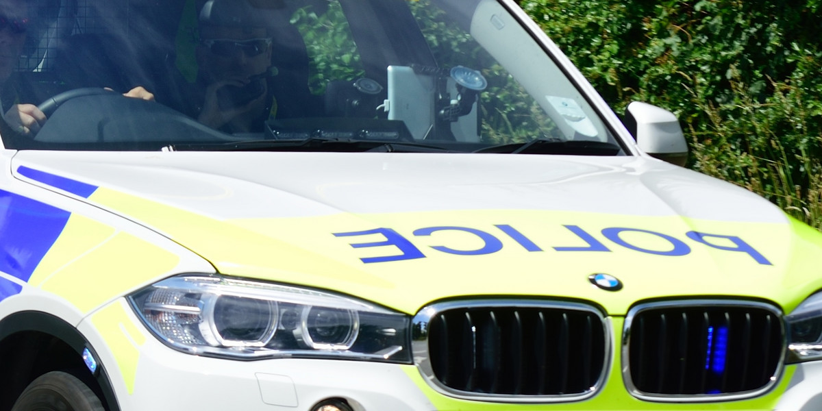 Police Escort BMW