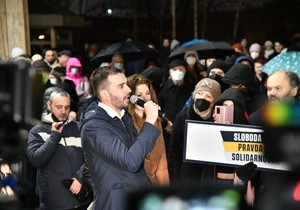 protest Kreni promeni Savo Manojlović