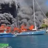 Zapalili se turistički brodovi u Grčkoj