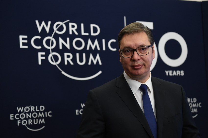 Aleksandar Vučić, Davos 2020