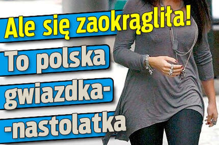 Ale się zaokrągliła! To polska gwiazdka-nastolatka