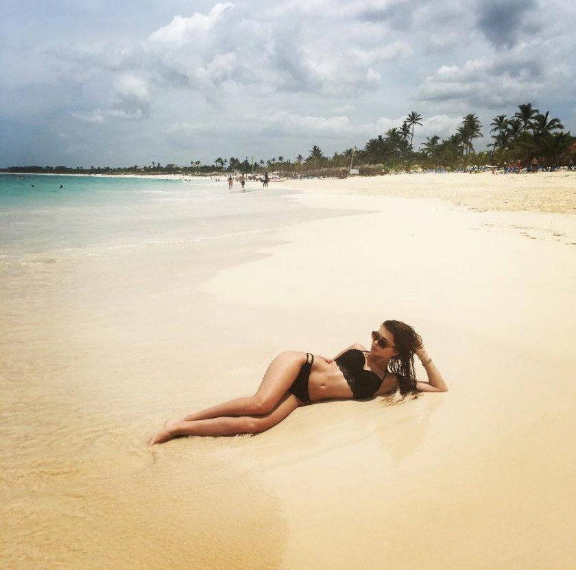Joanna Opozda W Bikini Na Wakacjach Na Dominikanie
