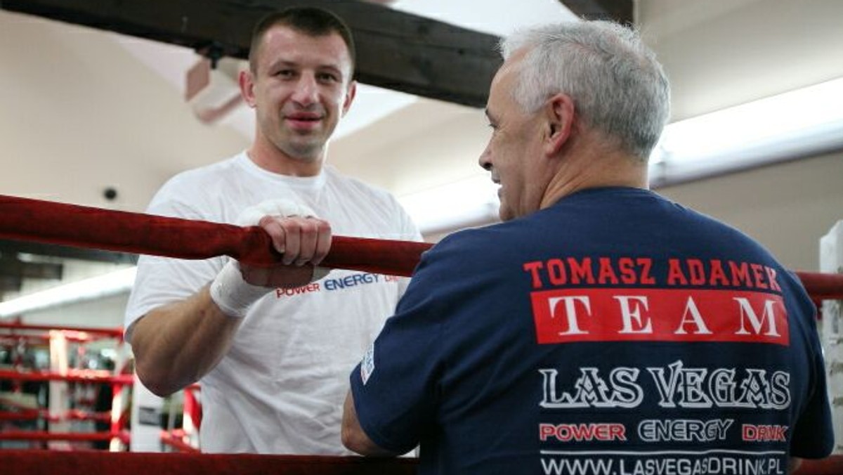 Trening medialny Tomasza Adamka