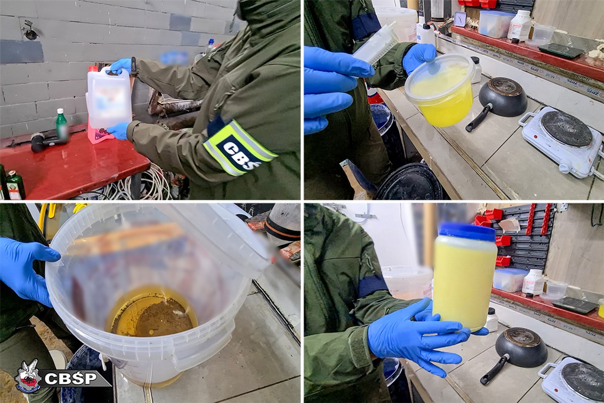 Służby zlikwidowały laboratorium amfetaminy