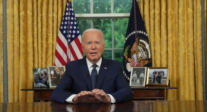 President Joe Biden on Sunday spoke from the Oval Office to condemn acts of political violence following the assassination attempt against former President Donald Trump.Erin Schaff-Pool/Getty Images