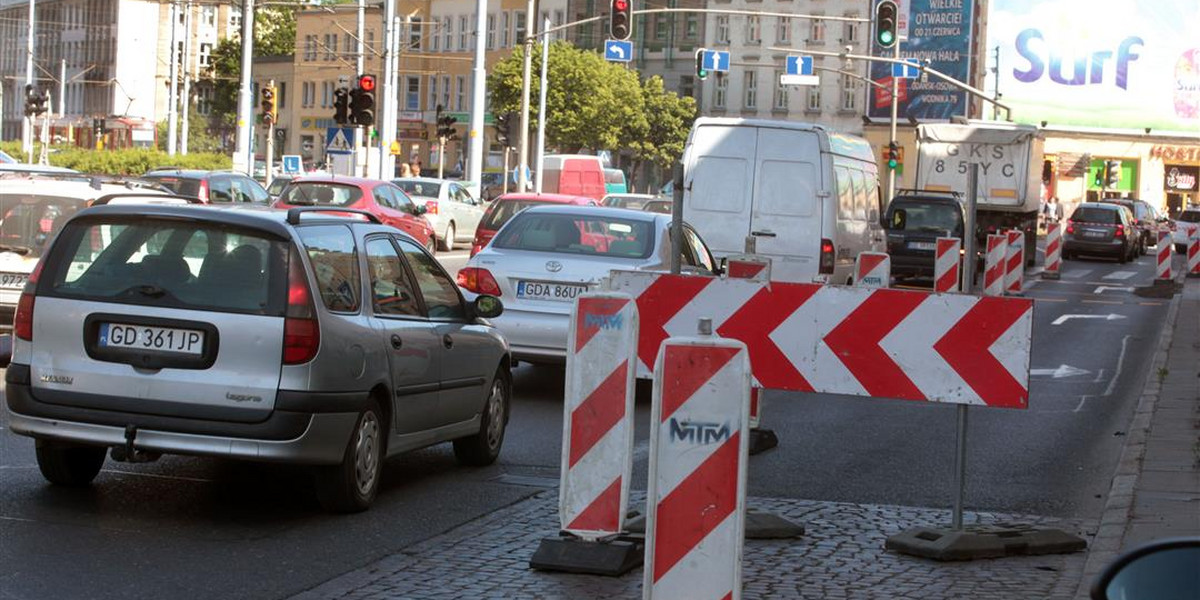 Zmiany w centrum Gdańska.