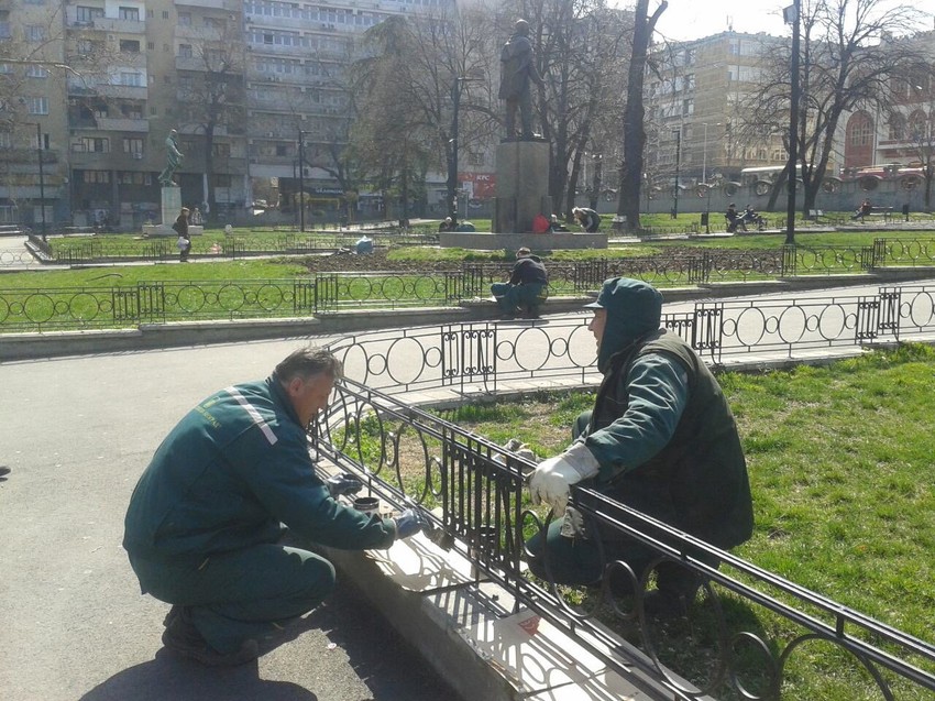 Park potpuno menja izgled Foto: Zelenilo Beograd