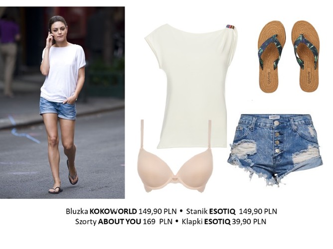 STYLIZACJE inspirowane zestawami Mili Kunis