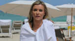 Joanna Krupa i Romain Zago na plaży