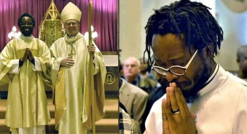 Mixed reactions greet the ordination of a man with dreadlock as a catholic priest 