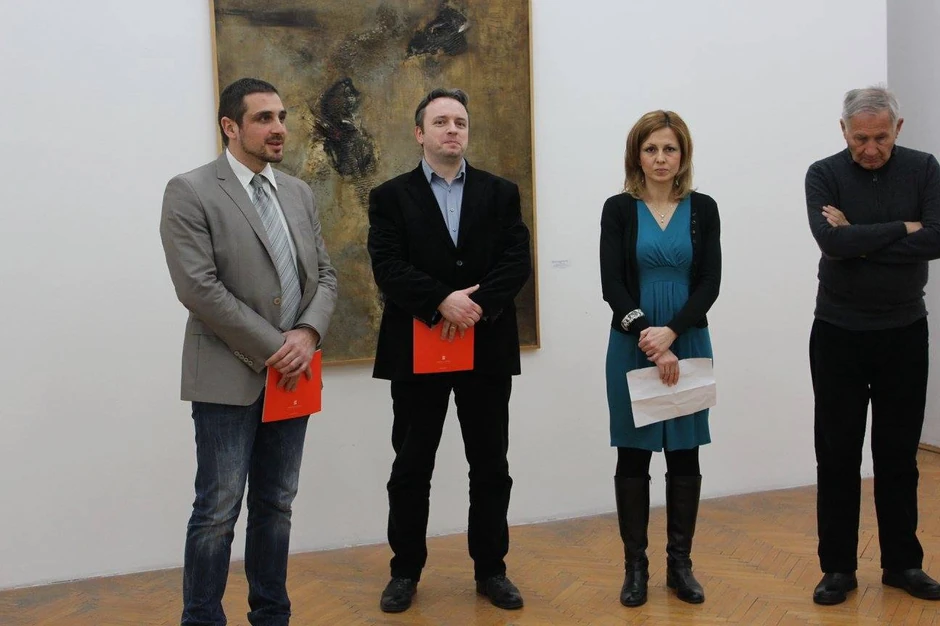 Otvaranje : Igor Dostanić, Filip Brusić-Renaud, Slavica Popov i dr Ješa Denegri