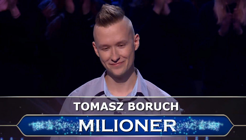 Tomasz Boruch w "Milionerach"