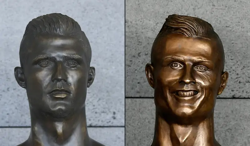 Cristiano Ronaldo kiedyś i teraz