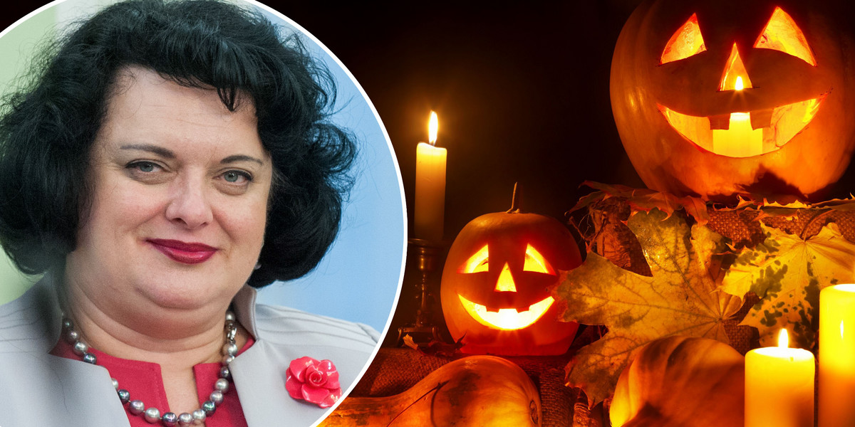 Posłanka PiS Barbara Dziuk skrytykowała zwyczaj Halloween. 