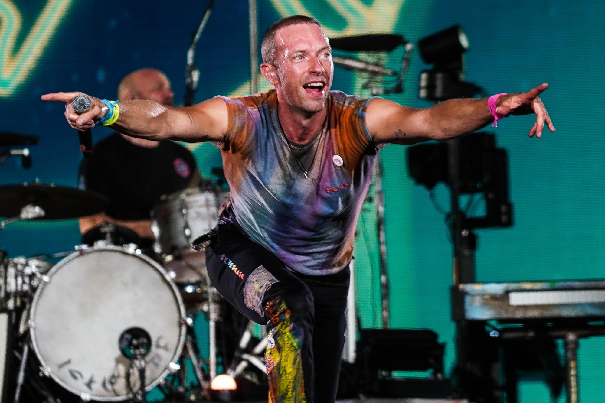 Spevák britskej skupiny Coldplay Chris Martin.