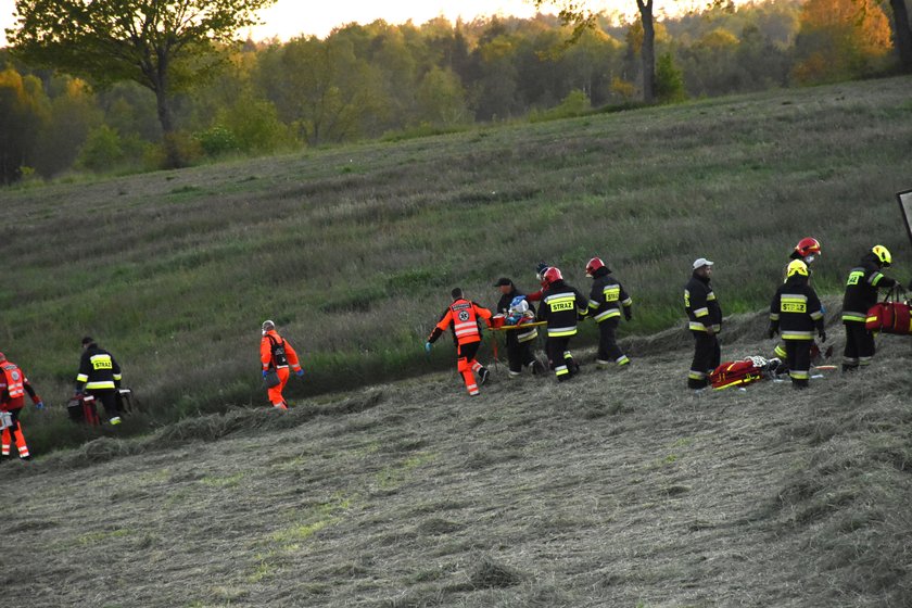 Koszmarny wypadek w Łyśniewie Sierakowickim