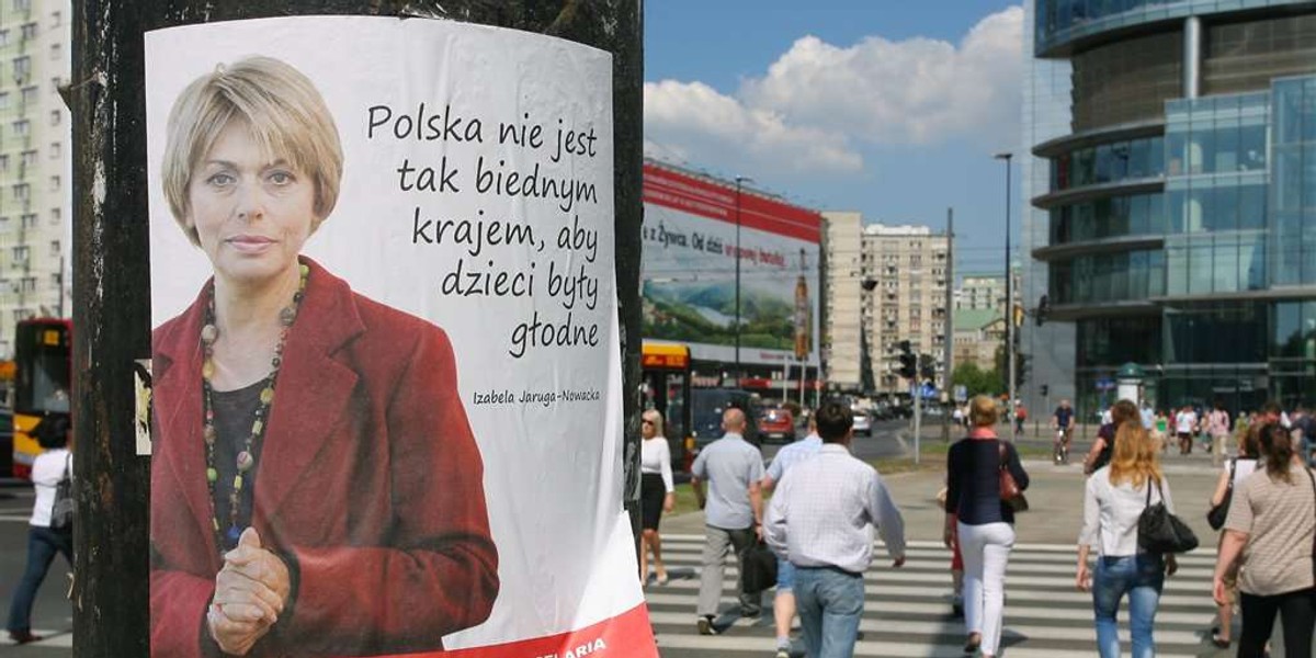 Plakat z ofiarą katastrofy smoleńskiej. W słusznej sprawie