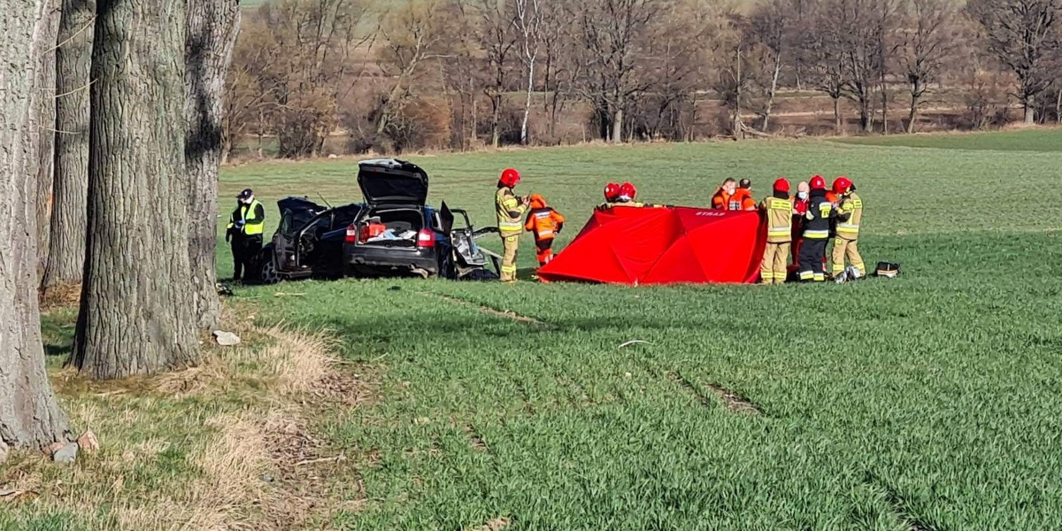 Tragedia na Dolnym Śląsku. Trzech młodych mężczyzn nie żyje