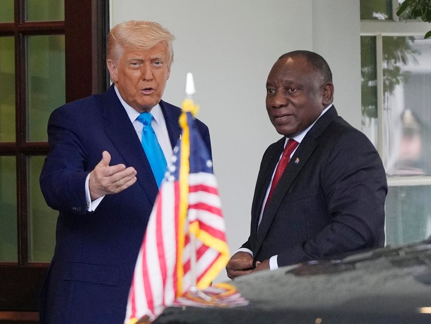 Donald Tramp i Siril Ramafosa