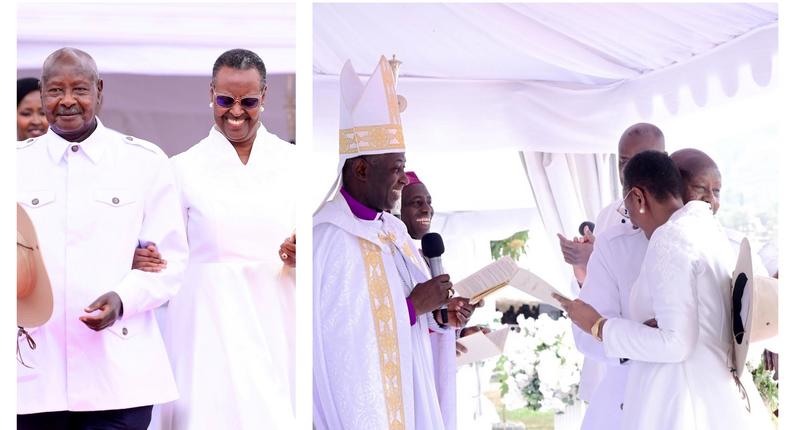 President Yoweri Museveni and First Lady Janet celebrated 50 years in Marriage on Saturday