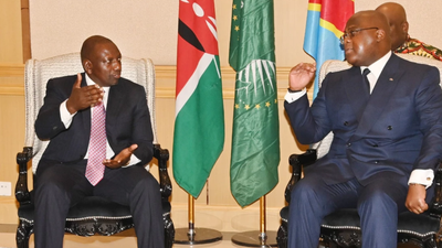 President of Kenya William Ruto and President of DRC Felix Tshisekedi