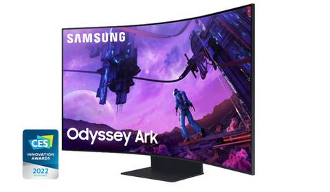 Samsung Odyssey Ark 55" debiutuje w sprzedaży Zakrzywiony monitor jest drogi