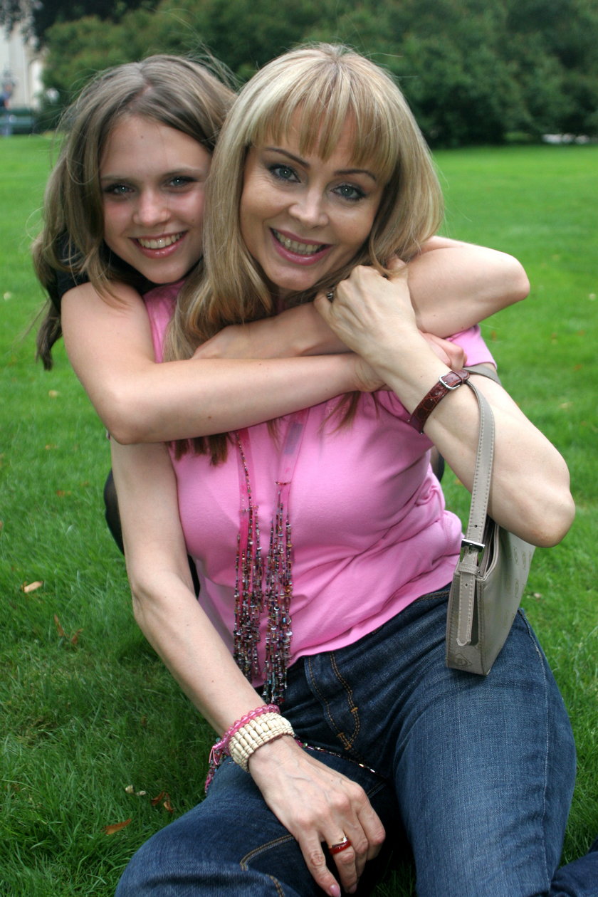 Izabela Trojnowska z córką Roxanną