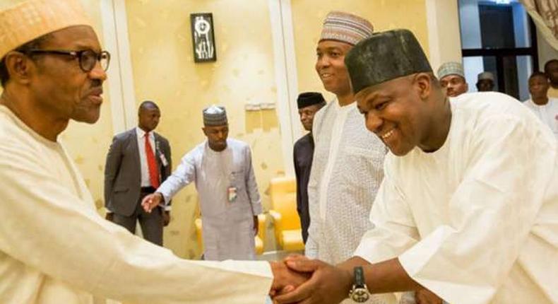 President Muhammadu Buhari and Speaker Yakubu Dogara