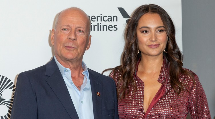 Bruce Willis és felesége, Emma három éve - akkor még nem sejtették, hogy nagy a baj Fotó: Getty Images