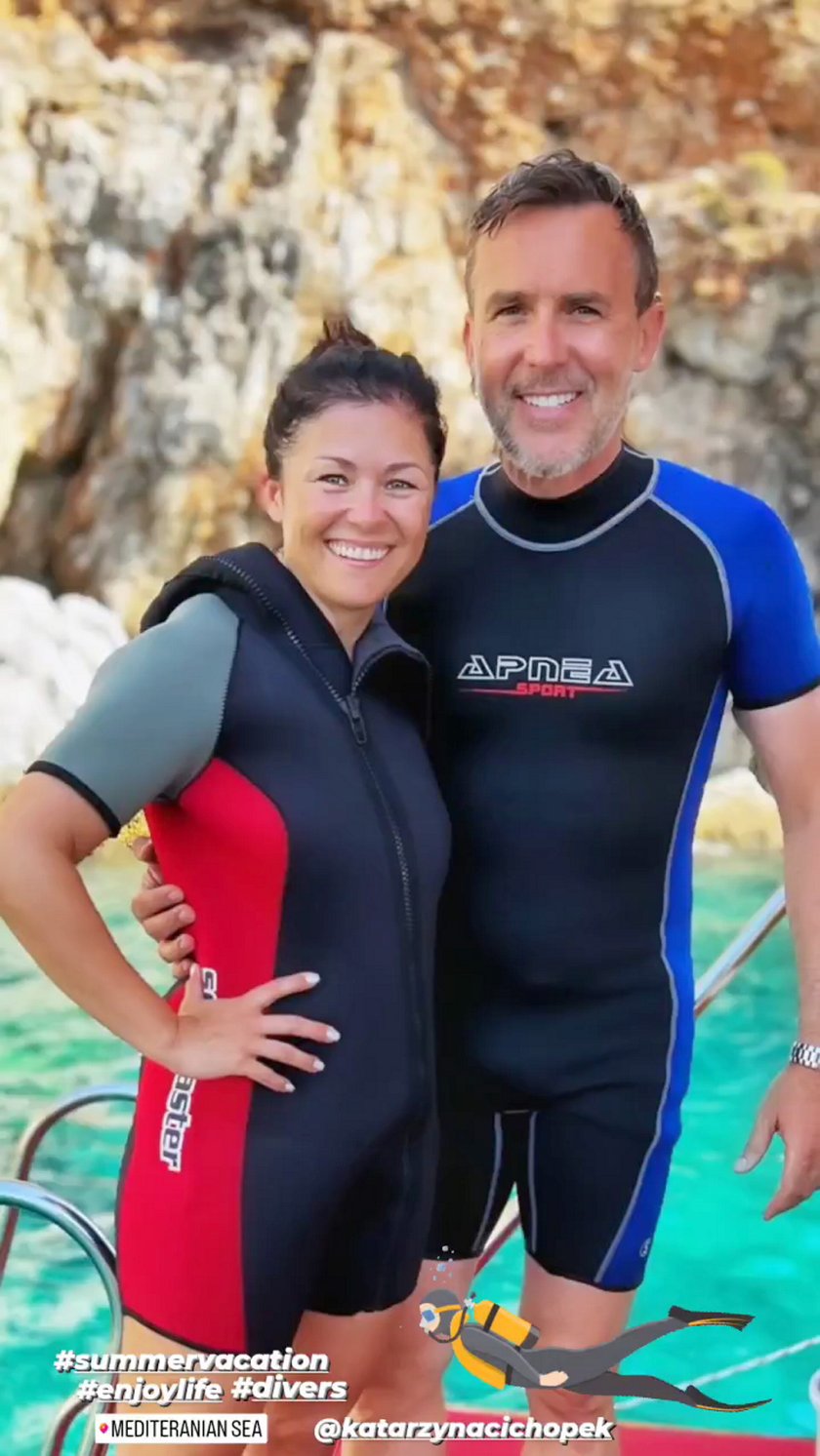 Katarzyna Cichopek i Maciej Kurzajewski podczas wakacji w Turcji.