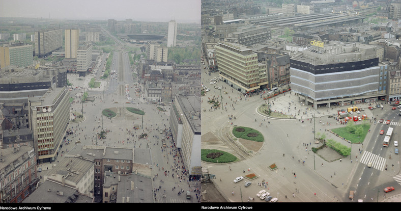 Katowice 1989 rok Fot Narodowe Archiwum Cyfrowe