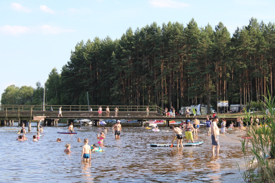 Plaża nad zalewem Siemianówka, Bondary/Rudnia