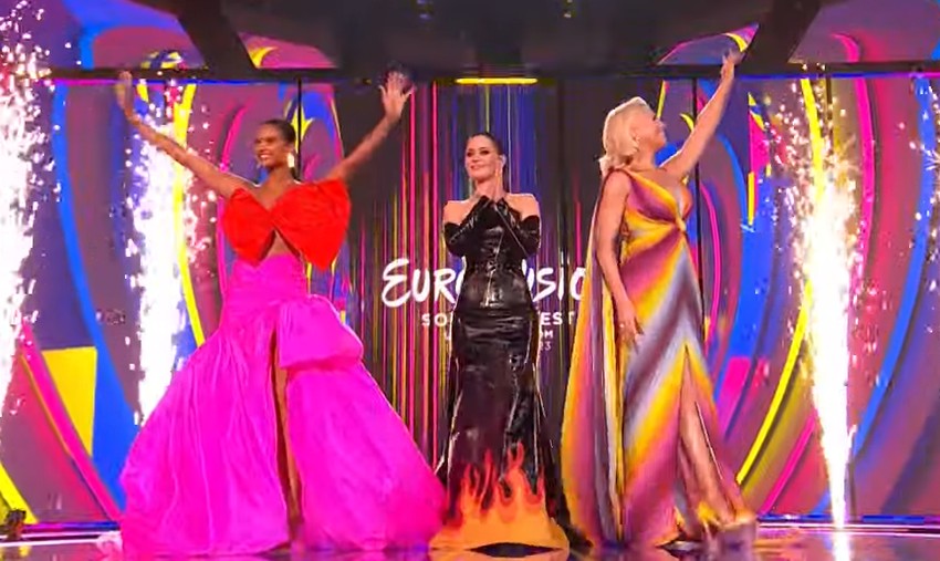 Voditeljke na Evroviziji