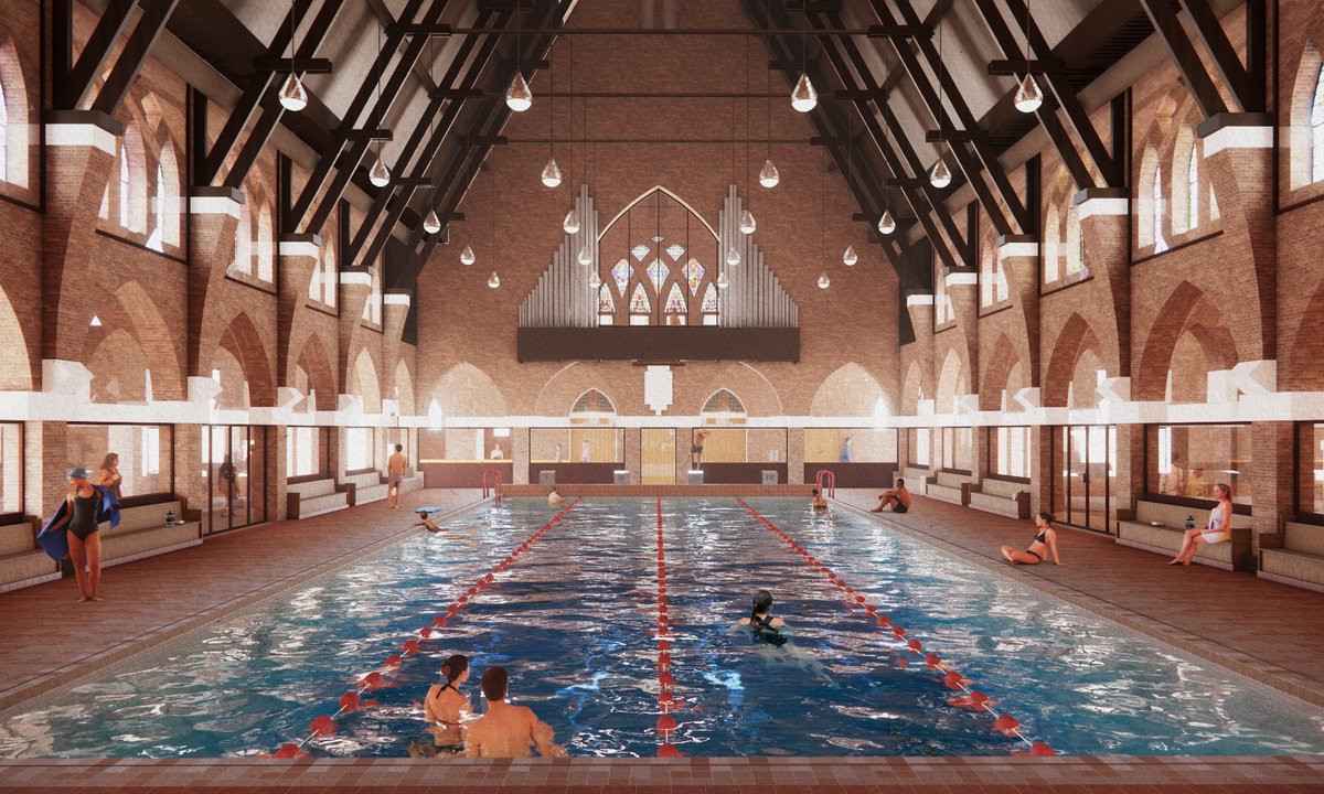 Stuletni kościół zmieni się w pływalnię. Na ambonie zasiądzie ratownik