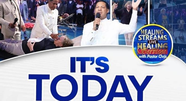 Largest miracle crusade Healing Streams Live Healing Services with Pastor Chris begins today