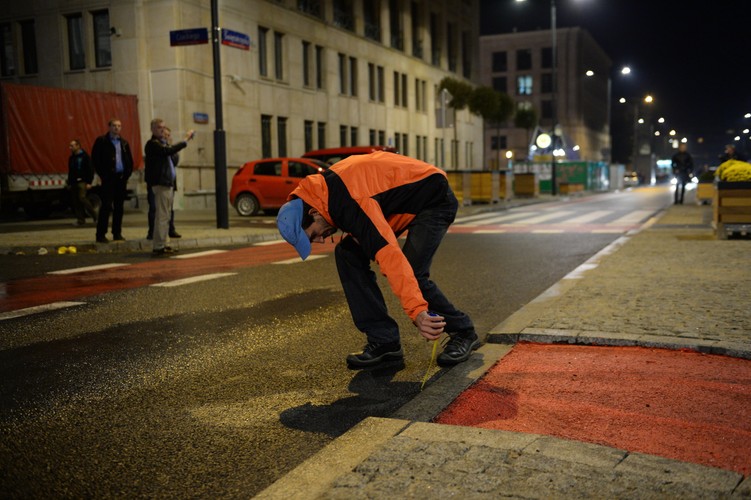 Otwarcie ul. Świętokrzyskiej w Warszawie