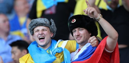 Rosjanin wśród ukraińskich kibiców. To nie mogło dobrze się skończyć
