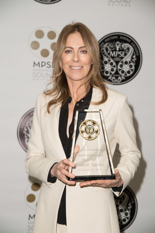 Kathryn Bigelow odbiera MPSE Filmmakes Award, 2018 r.