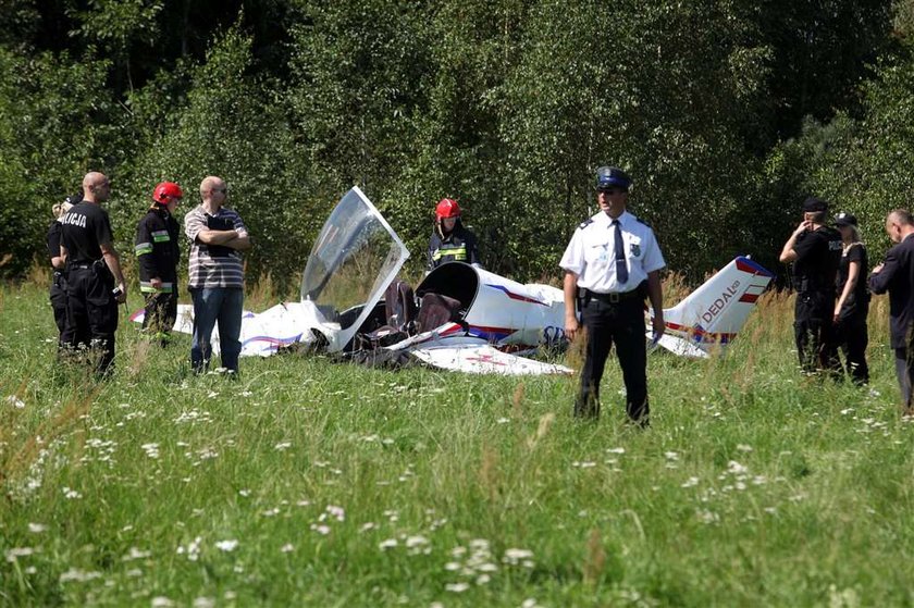 Katastrofa awionetki. Pilot zginął