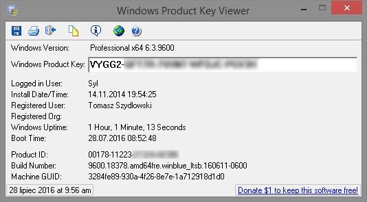 Windows Product Key Viewer