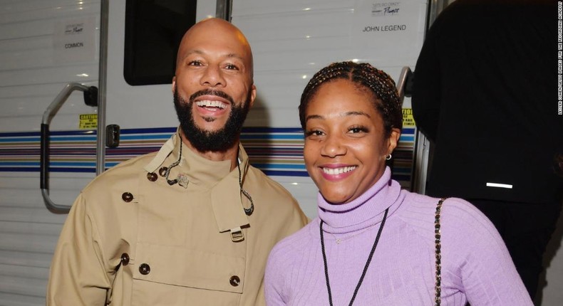 American rapper Common and Tiffany Haddish [CNN]