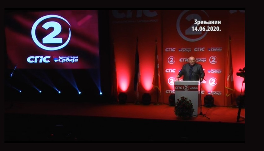 Izolaciju je prekršio i odlaskom na predizborni skup u Zrenjaninu