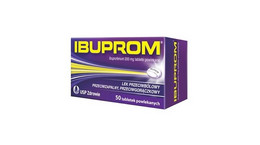 Ibuprom – działanie, wskazania, przeciwwskazania, działania niepożądane