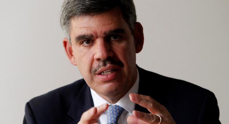 Mohamed El-Erian, CEO of PIMCO, speaks during a media briefing in central Sydney February 8, 2010REUTERS/Daniel Munoz