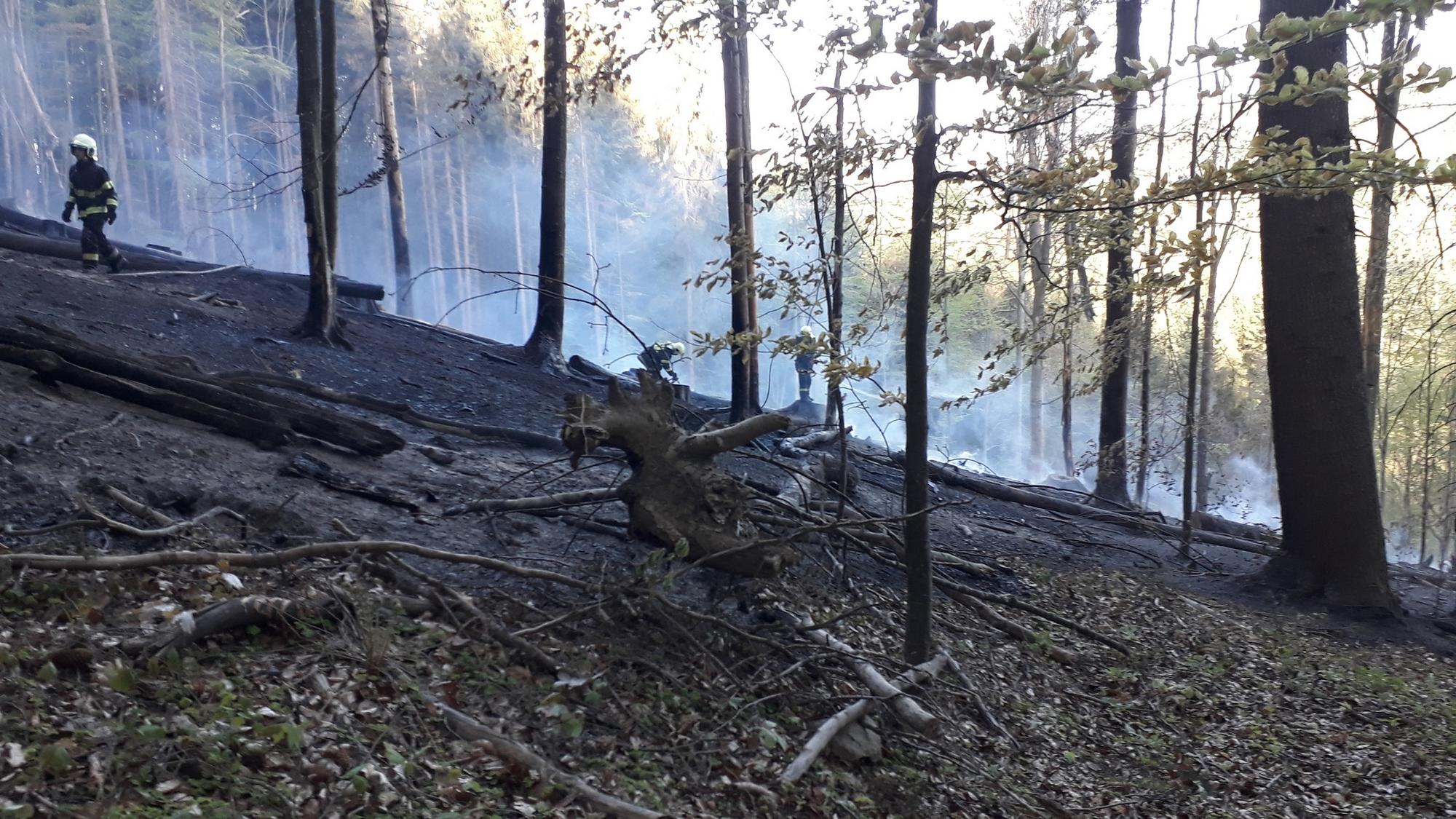 Požiar v Dobročskom pralese je uhasený.